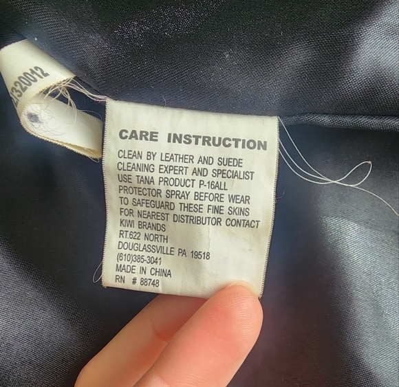 The Territory Ahead Mens Genuine Leather Fashion Jacket size Medium - Picture 6 of 7